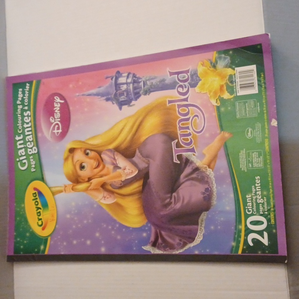 $4 Add-on Giant Disney Tangled Colouring Book